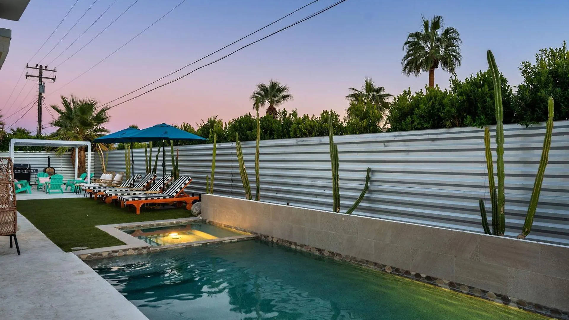 5Br Pool Mountain View Bbq Villa Palm Springs Tatil Evi