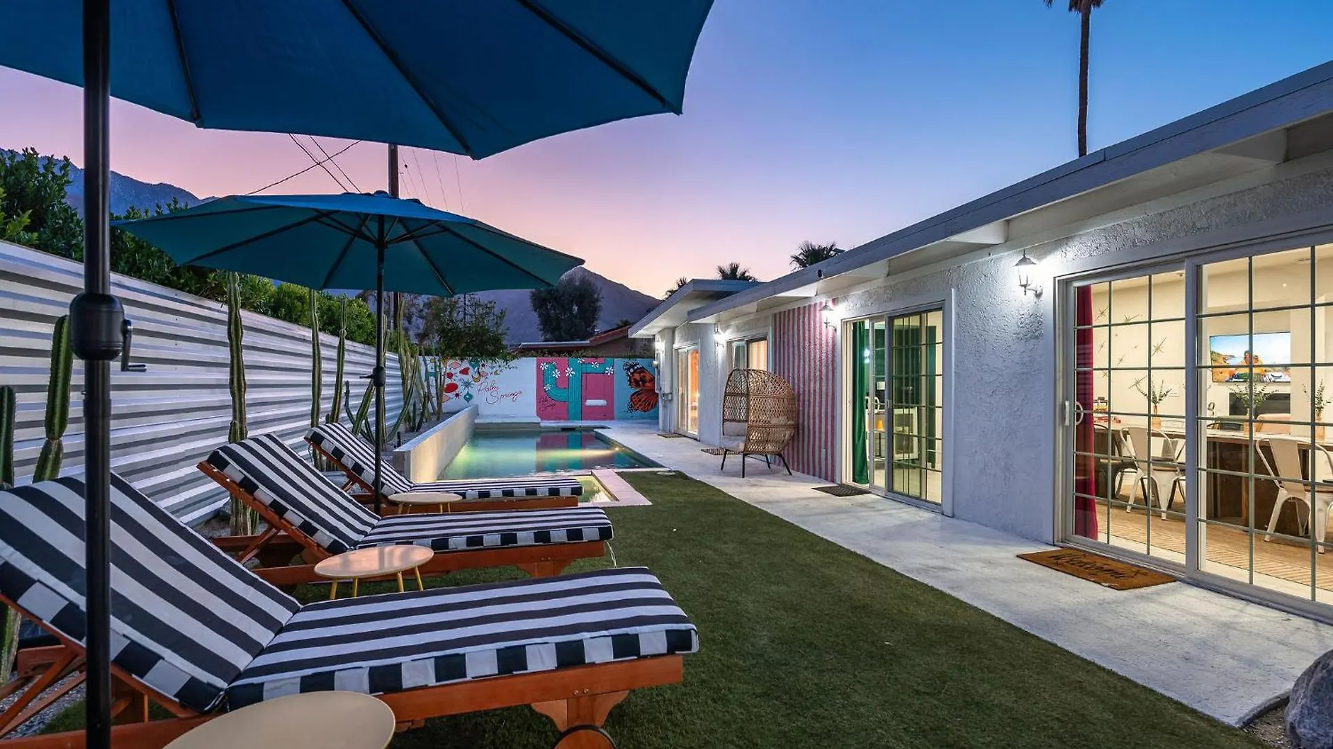 5Br Pool Mountain View Bbq Villa Palm Springs