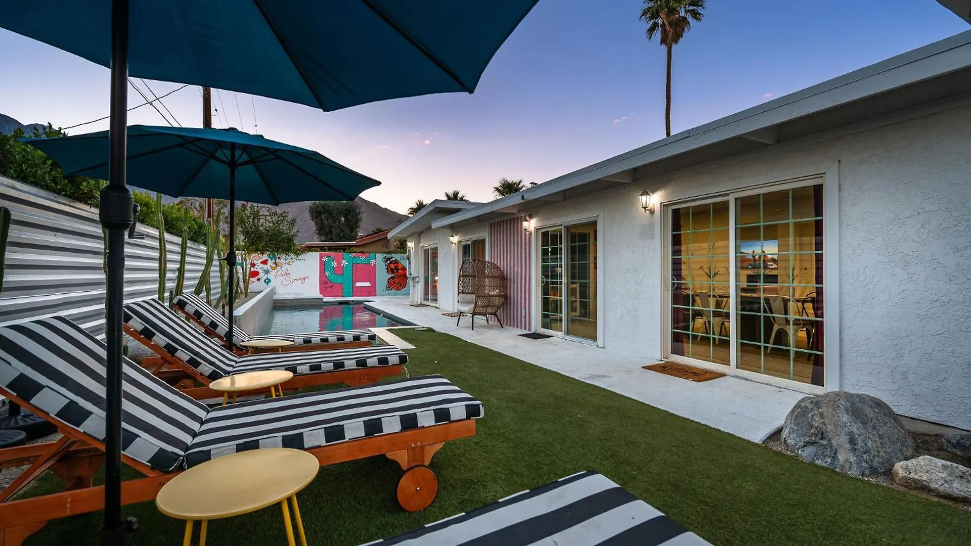 5Br Pool Mountain View Bbq Villa Palm Springs 0*,  ABD