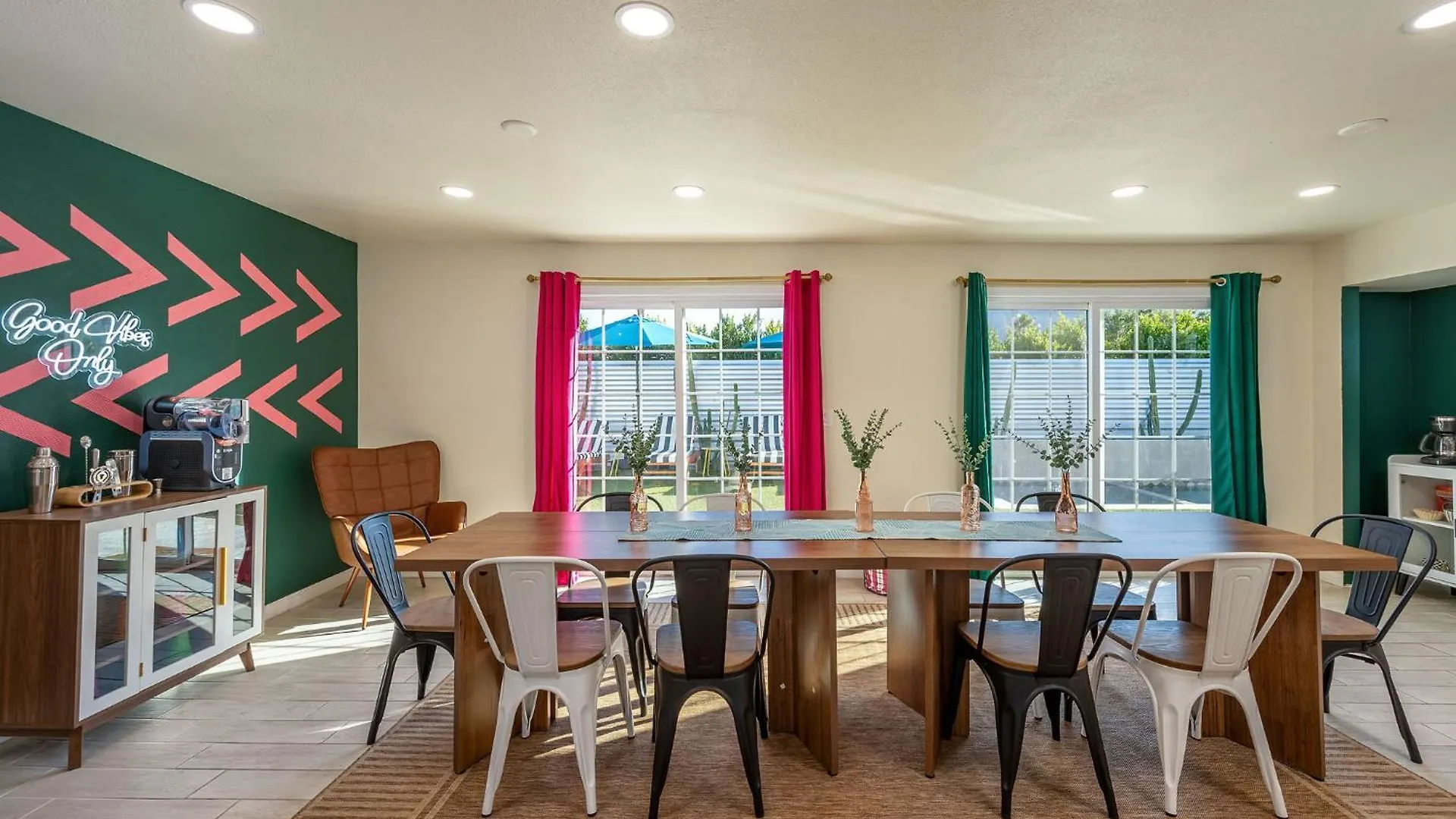 Tatil Evi 5Br Pool Mountain View Bbq Villa Palm Springs