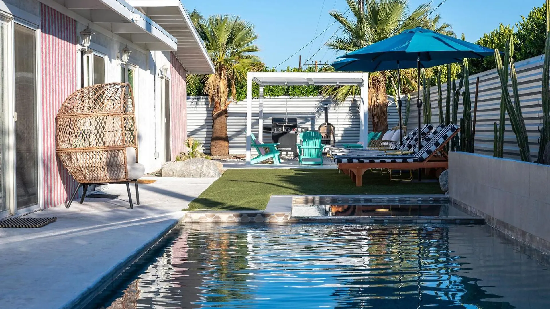 Villa 5Br Pool Mountain View Bbq Palm Springs