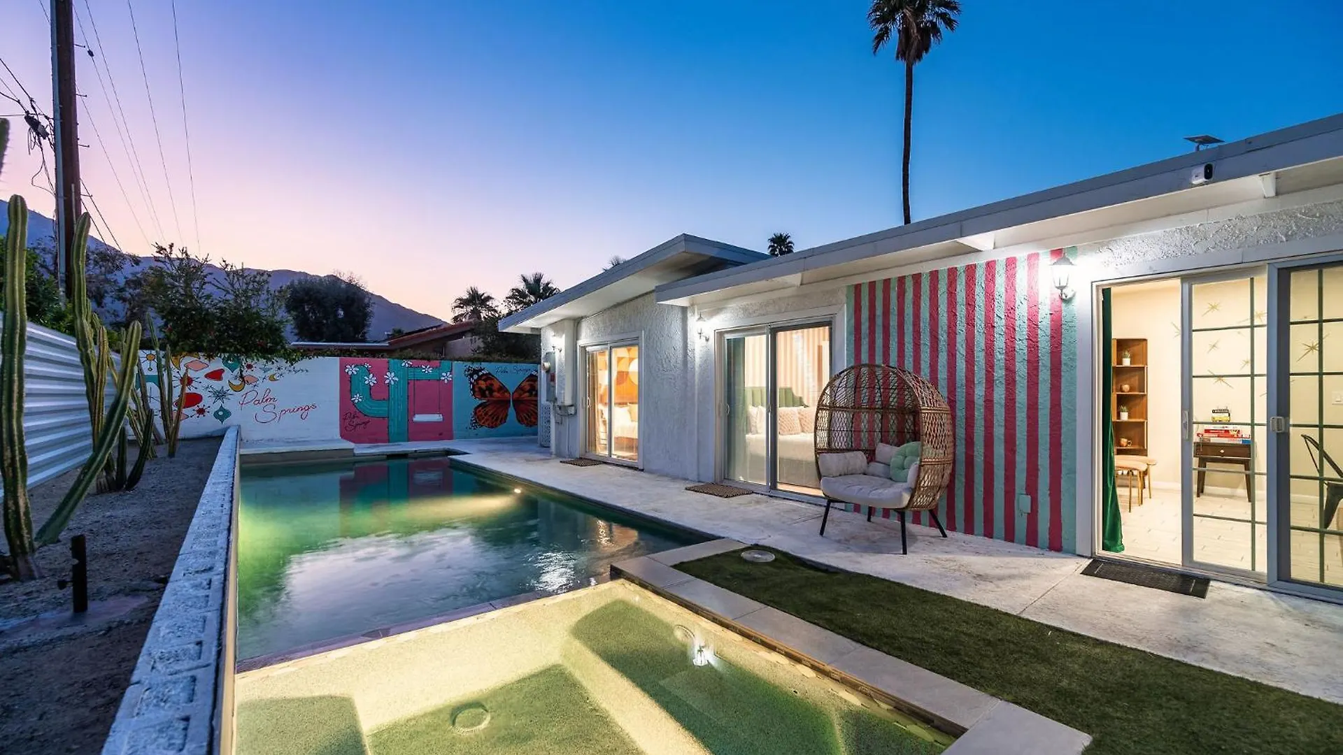 Сasa de vacaciones Villa 5Br Pool Mountain View Bbq Palm Springs